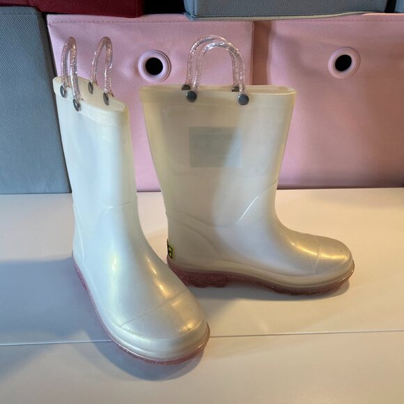 Girls Western Chief light up rain boots galoshes Size 12 - Picture 1 of 4